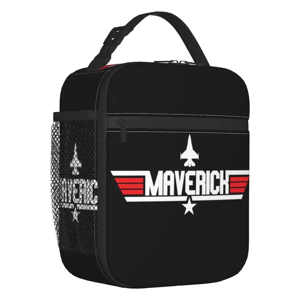 Индивидуальная сумка для обеда Top Gun Maverick для женщин, термоизолированный ланч-бокс для детей и школьников