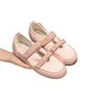 Double Velcro Ballet Single Shoes Women's Summer New Commuter Versatile Casual Soft Leather Sports Hollow Color Matching Flats