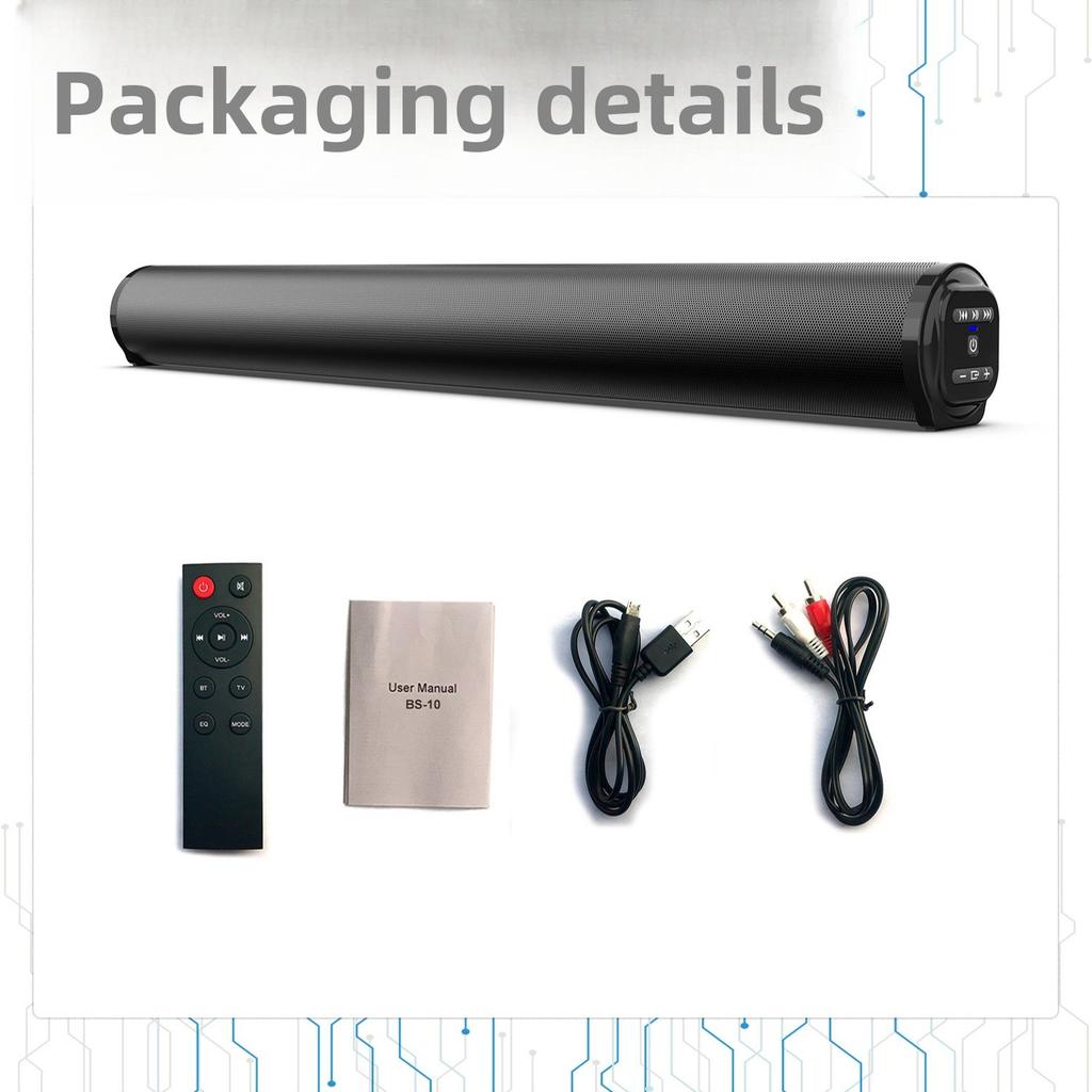 Wireless Bluetooth Speaker & Long Soundbar TV Whispering Wall Speaker Can Be Connected To Computer and Projector