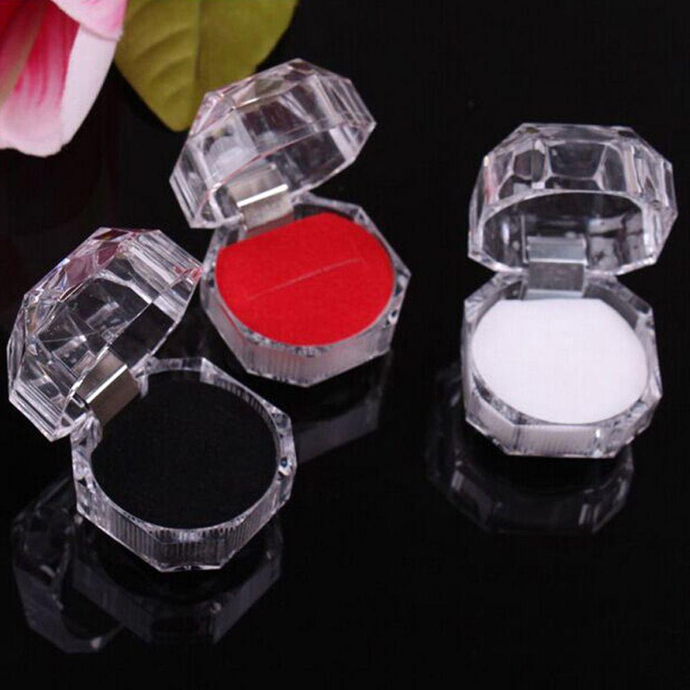New Hot Ring Box Beautiful Jewelry Box Display Case Organizer Earrings Brooch Storage
