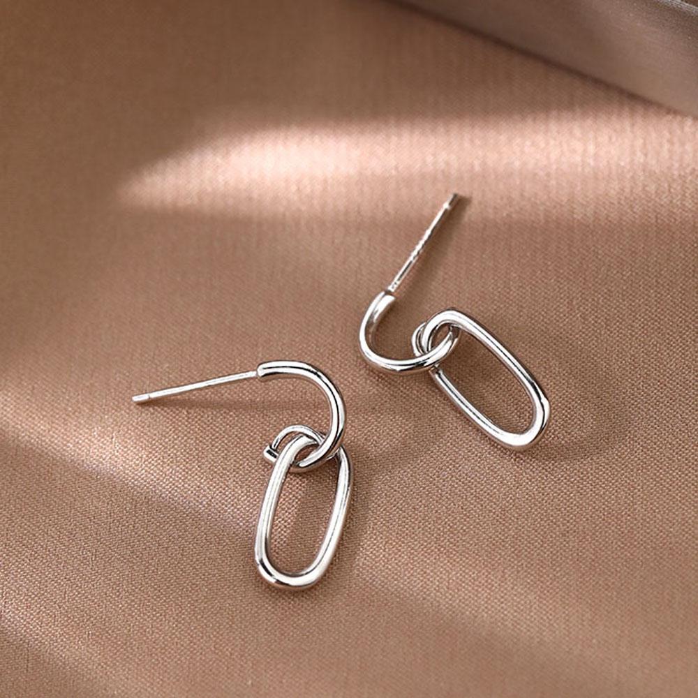 Элегантные Личность Круг Геометрические Круглые Женские Подарок Модная Бижутерия Висячие Серьги Серьги-гвоздики