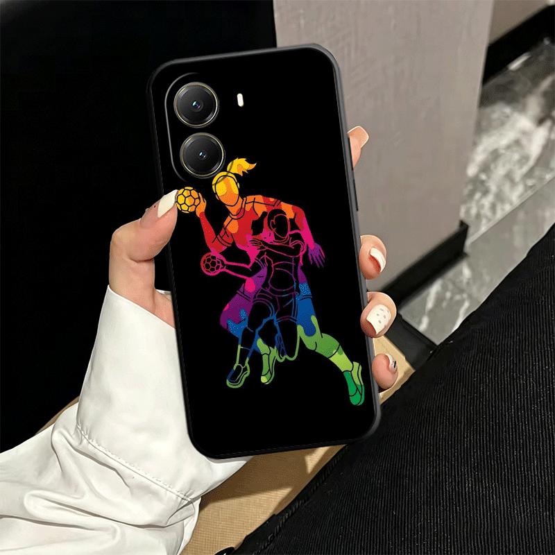 Handball Sport Soft Phone Case for Xiaomi Poco X5 X6 X7 X8 Pro Max X3 F7 F8 Ultra M8 M7 M6 M5 Redmi 15 15C 14C 13C 12C X4 F6