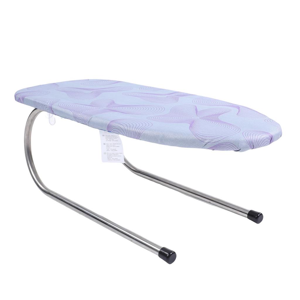 Складная маленькая гладильная доска с хлопковым чехлом, жаростойкая портативная настольная гладильная доска из нержавеющей стали для общежития, дома на колесах