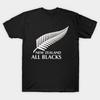 Мужская черная футболка с принтом All Blacks, без выреза, термотрансферная печать, хлопковая футболка