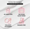 TOSOWOONG Крем Real Collagen Fit, эластичность кожи, сияющая вода, сияющая упаковка 50 г, 1 коробка, 1 шт.