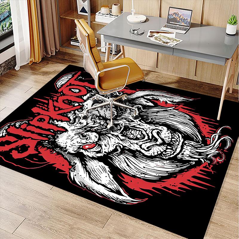 Slipknot Polyester Carpet, Soft Indoor Mat for Office Chair, Living Room, Computer Desk - Decorative Home Office Rug Design