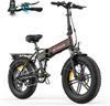 ENGWE folding electric bicycle, 48V 13Ah battery, range of 50-120 kilometers, 20-inch wide tires, 7 speeds, EP-2 Boost.