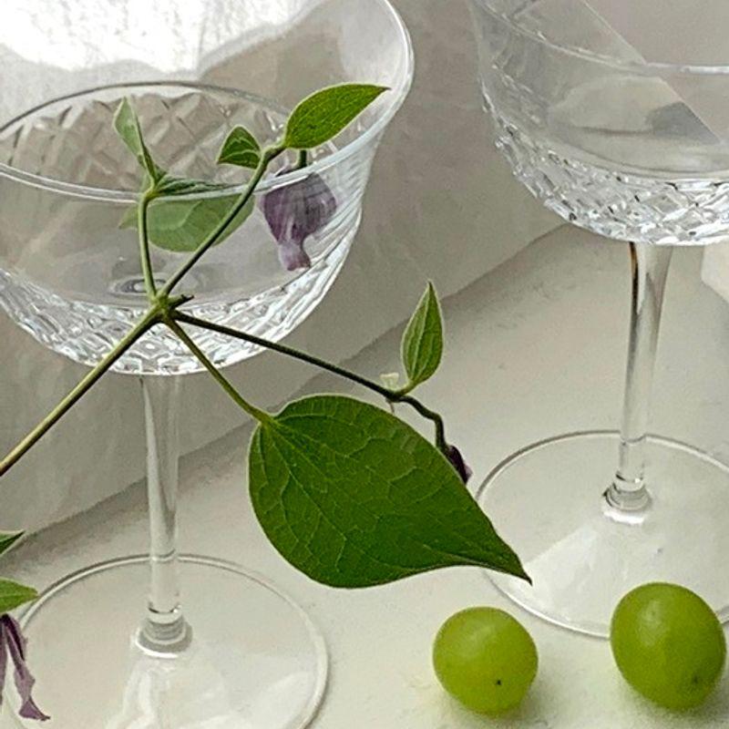 Элегантный стол Французский Фитц Хрустальное стекло (Бокал для вина Коктейль Подарок на медовый месяц)