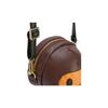 Adidas Bape Milo 1L Adjustable Detachable Shoulder Strap Zipper Closure Synthetic Leather Shoulder Bag Men Shoulder Bag Brown JZ7448