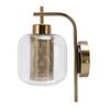 Винтажный настенный светильник со стеклянным абажуром, промышленный светильник для внутреннего использования, для прихожей, спальни