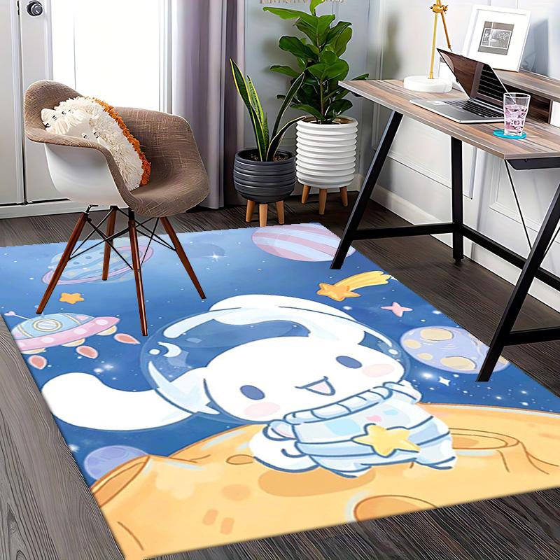 Anime Cartoon Design Chair Mat - Non-Slip Carpet for Office, Home Decor, Living Room, Bedroom, Game Room & Dormitory (Seasonal Gift).E031