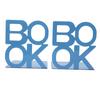 1 пара современных книжных упоров, нескользящие, сверхпрочные, декоративные, для стола, офиса, библиотеки, синие