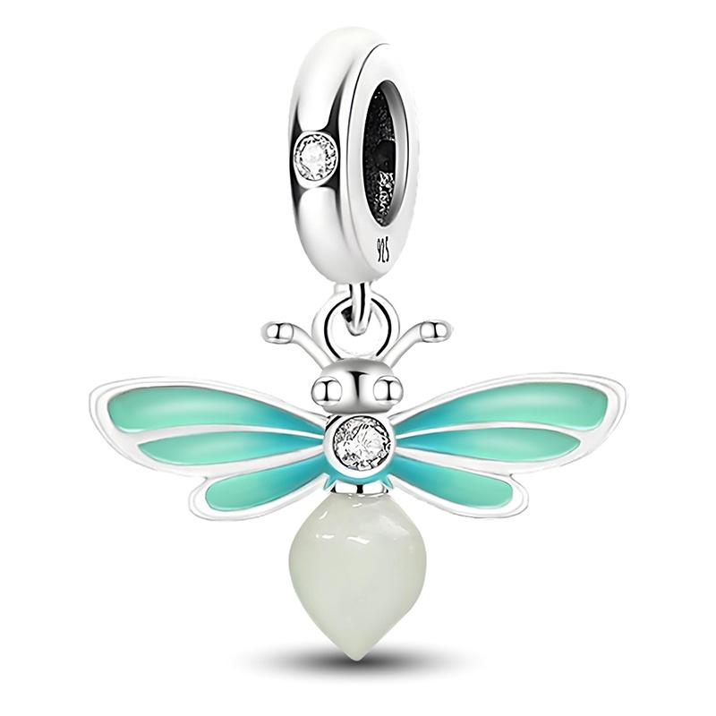 Медь Маленький Свежий Серия Четырехлистный Клевер Шармы Бусина Сделай Сам Браслет Ожерелье Изготовление Подарок Ювелирное Изделие Высокого Качества