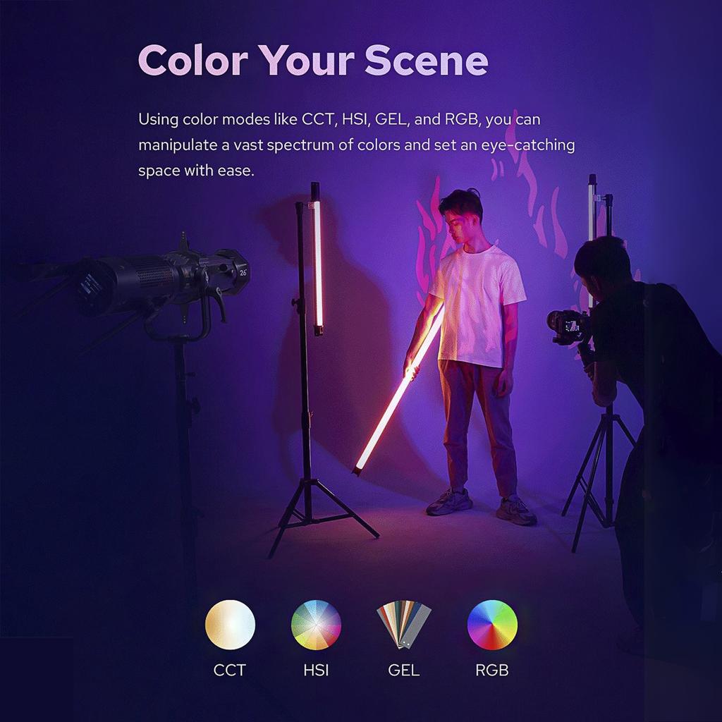 Godox SZ300R 330 Вт зумируемый RGB светодиодный видеосветильник двухцветная лампа для фотосъемки CRI более 96 2500K-10000K цвет