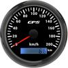 85MM GPS Speedometer Gauge For Motorcycle Marine Boat Truck 30~200 Kmh Speed Gauge Meter With GPS Antenna 7 Color LED Backlight