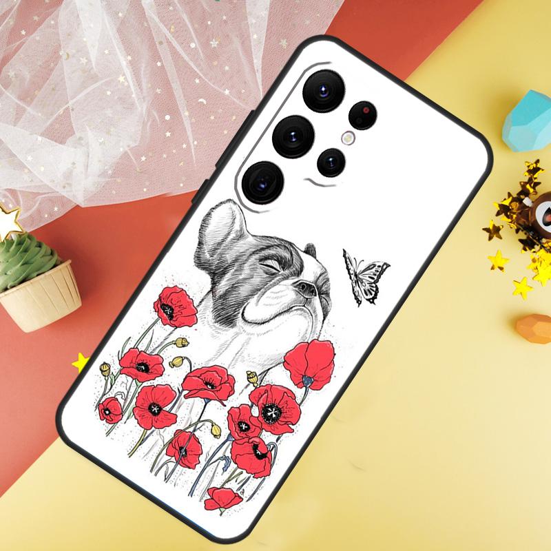 Милый Мопс Чехол Для Samsung Galaxy S24 Ultra S23 S22 Plus S21 S20 FE S8 S9 S10 Note 10 20 Ultra Чехол