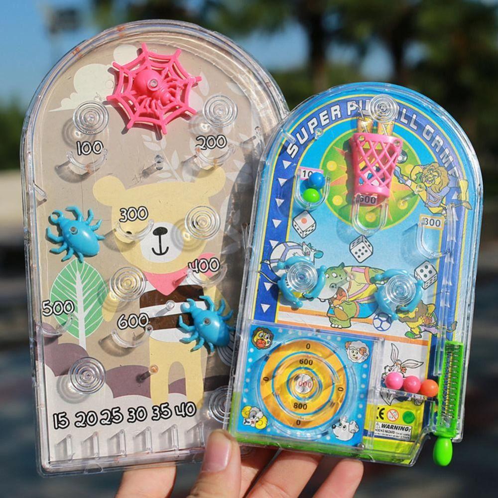 Handheld Mini Pinball Desktop Games Machine Labyrinth Beads Ejection Creative Children Toys