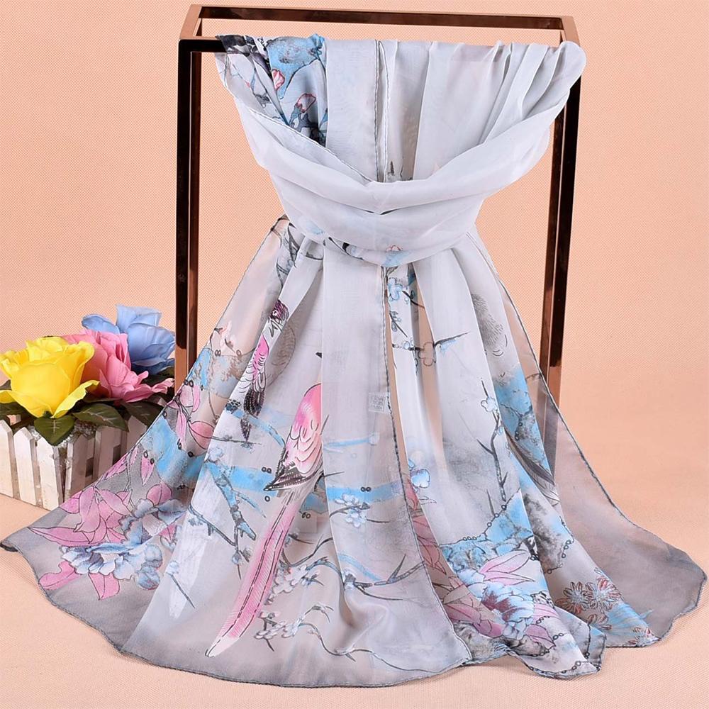 Big Size Shawl Silk Breathable Scarf Fashion Muslim Headband Women