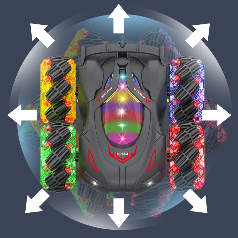 RC Cars Stunt Car, распознающий жесты, вращающийся на 360° автомобиль с дистанционным управлением, крутыми огнями и музыкой, автомобиль Spray Drift с ручным управлением, 2.4Ghz RC Car,