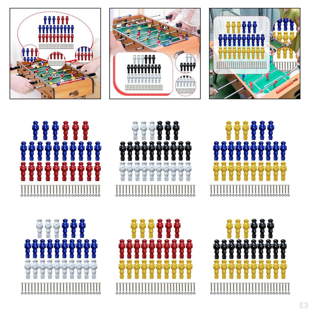 26 Count Table Soccer Player Figures for Foosball Game Parts