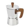 Алюминиевая кофеварка Moka Pot, кофеварка на плите, термостойкая кухонная кофейная чашка для домашнего хозяйства, 3 чашки