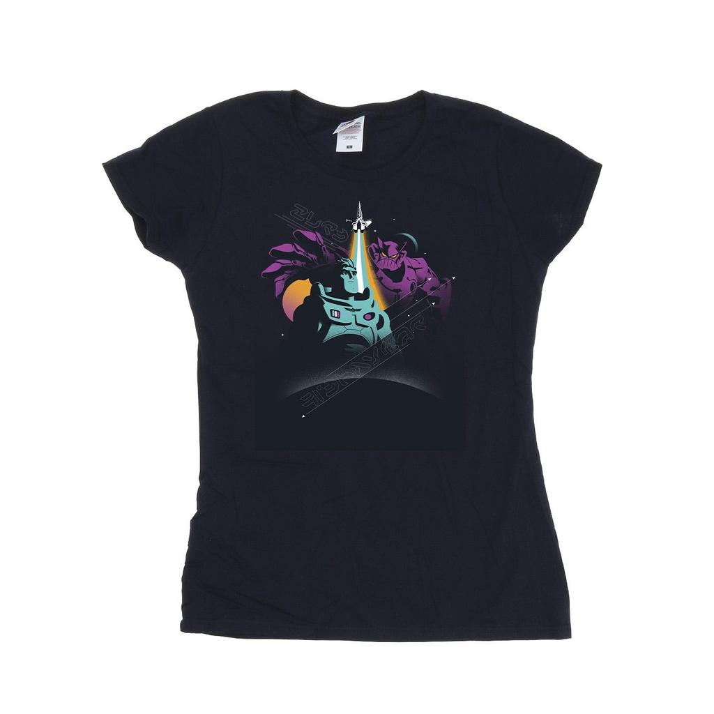 Disney Womens/Ladies Lightyear Buzz And Zurg Cotton T-Shirt
