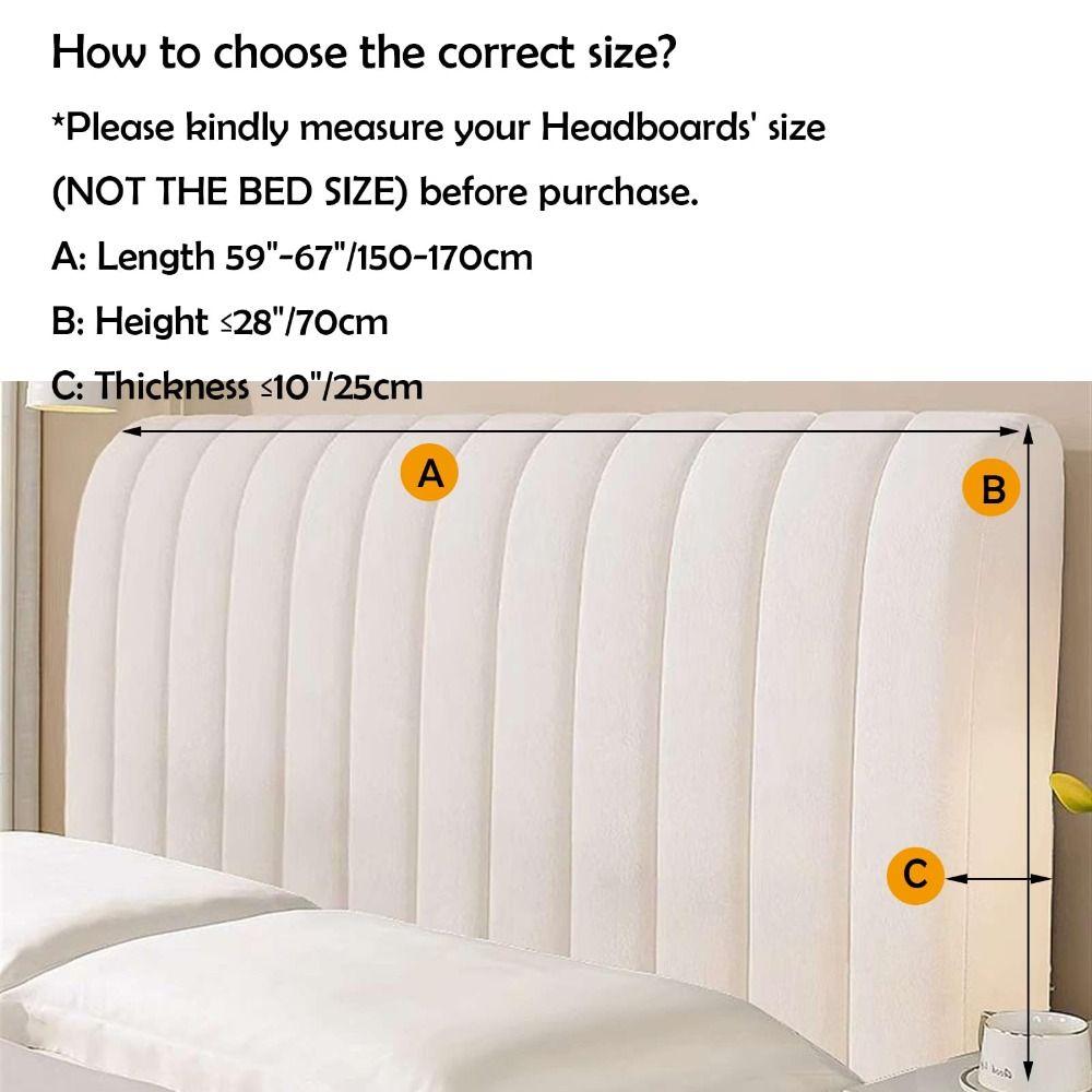 Простой стиль однотонное изголовье бархатная текстура моющийся чехол для изголовья чехол для изголовья дом