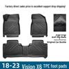 3D Коврики для пола Vision X6 с высоким бортиком из TPE (2018-2023 гг.) - Экологичная защита интерьера