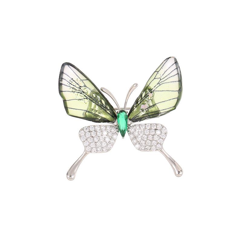 Transparent Wings Butterfly Brooch With Personalized Designs