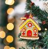 Christmas Tree Decorations Gingerbread People And House Pendants Holiday Scene Layout Diy Decorating Christmas Party Decoration
