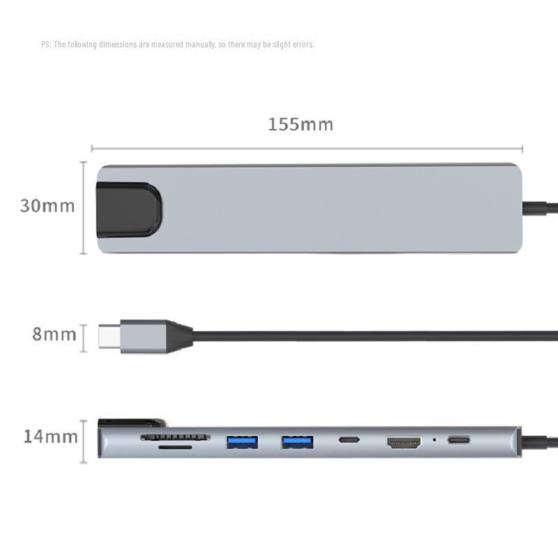 Док-станция расширения и конвертер 8-в-1 USB-C - HDMI 4K
