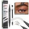 Карандаш для бровей Natural and Smooth Wild Eyebrow с двумя головками, водостойкий, устойчивый к поту и не размазывающийся