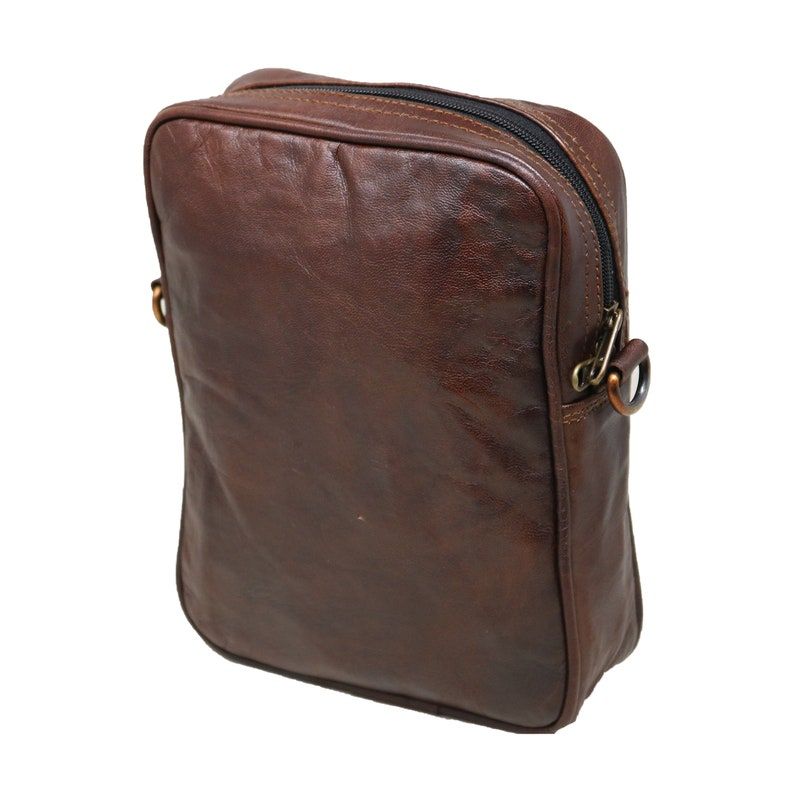 Маленькая кожаная сумка-саквояж ручной работы, сумка для iPad, офисная сумка, подарок для мужчин и женщин, потертая сумка через плечо
