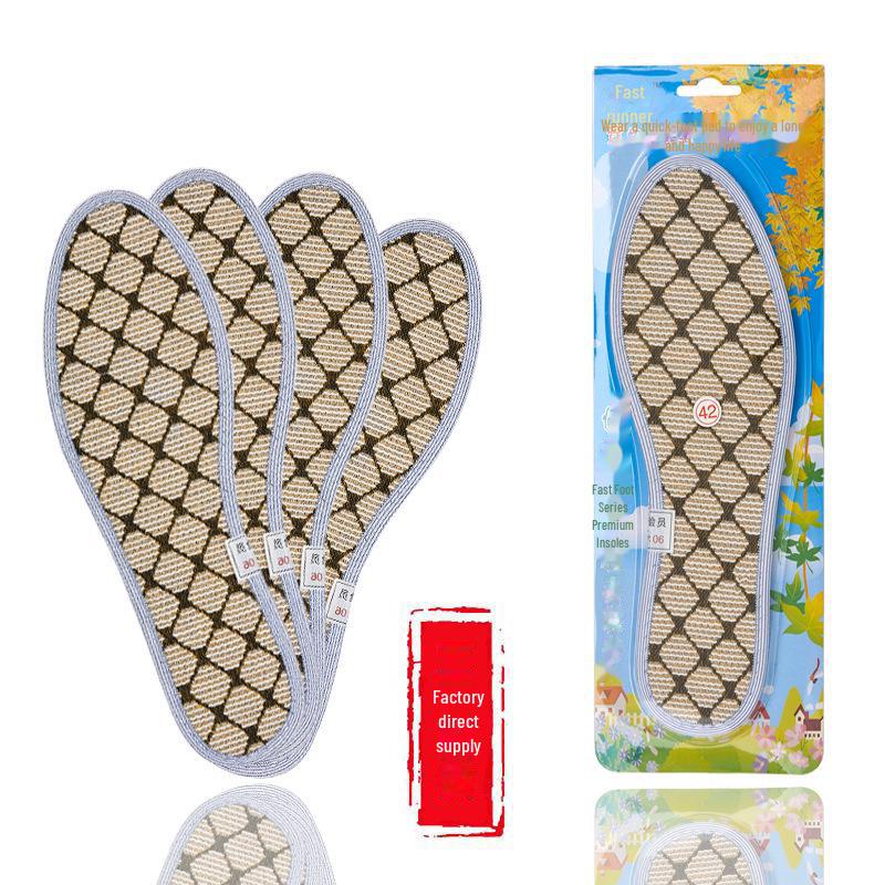 Дезодорирующие стельки QuickFoam: Удобные, эластичные, впитывающие пот, дышащие, подходят для занятий спортом для мужчин и женщин — идеально подходят для любого сезона.