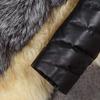 2022 Fashion Winter Women Imitation Fox Fur Coat PU Leather Long Sleeve Jacket Keep Warm Outwear Lady
