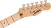 Squier by Fender Squier Электрогитара Клен Черный Масло Ириски с Мягким Чехлом Sonic™ Telecaster® Гитара, Накладка на гриф, Пикгард, Блонд,