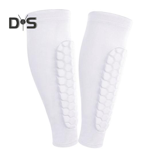 Футбольные щитки для голени для молодежи и взрослых, компрессионный рукав для голени с сотовыми накладками, спортивная защитная экипировка для футбола, бейсбола, катания на лыжах, хоккея