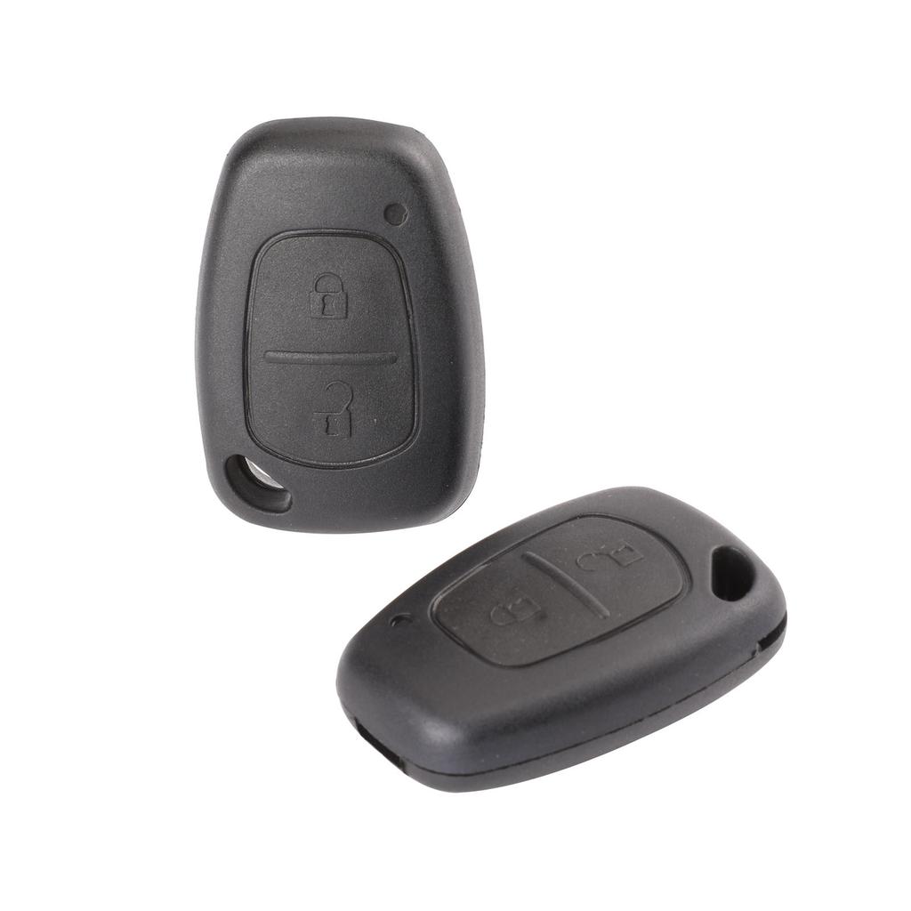 Jingyuqin 2 Button Remote Car Key Shell Cover Fob Case For Vauxhall/Opel Vivaro/ Renault Movano Trafic Renault Kangoo Blank