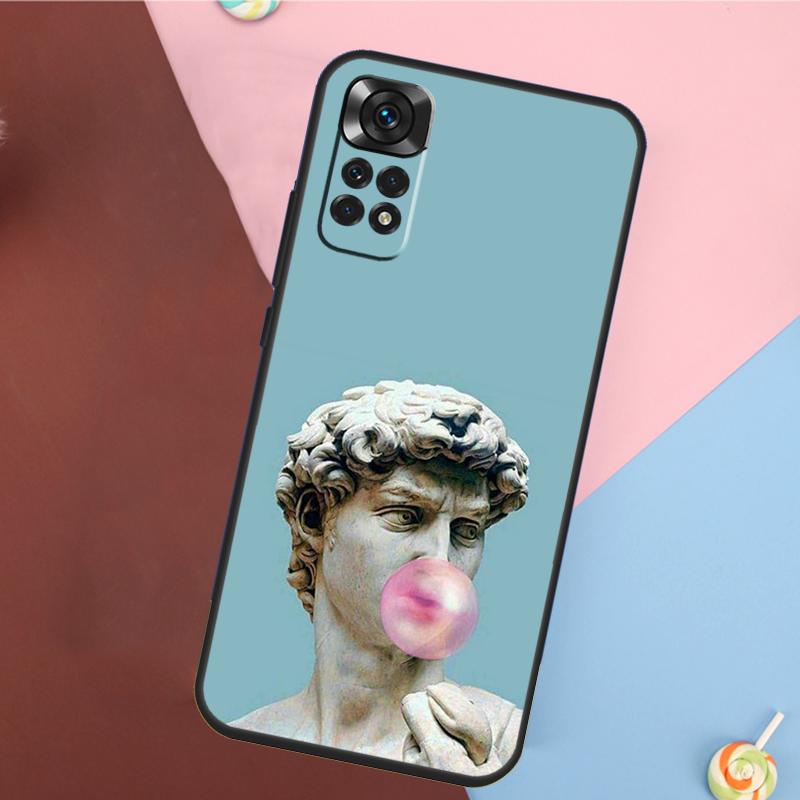Знаменитая эстетичная статуэтка Чехол для Xiaomi Redmi Note 14 13 12 9 10 11 Pro 9S 10S 11S 12S Redmi 14C 10C 12C 13C Чехол