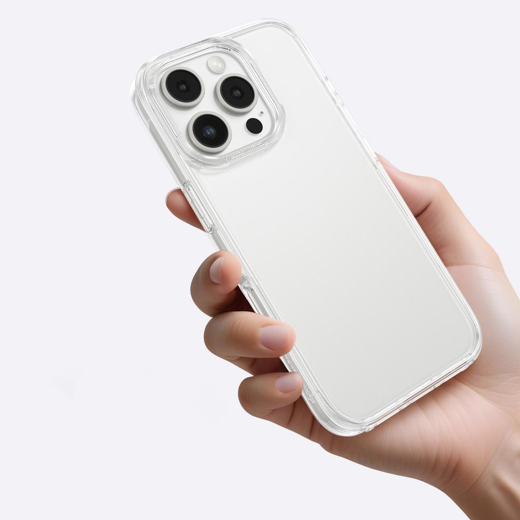 Silicone case for iPhone 16 Pro Max Minimal Case - transparent