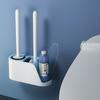 Toilet Brush Set Space saving Solution Quick Drying Toilet Bowl Brush & Holder for Efficient Bathroom Maintenance