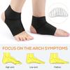 1 Pair Compression Arch Support Brace with Gel Ankle Protector Compression Flat Foot Socks with Gel