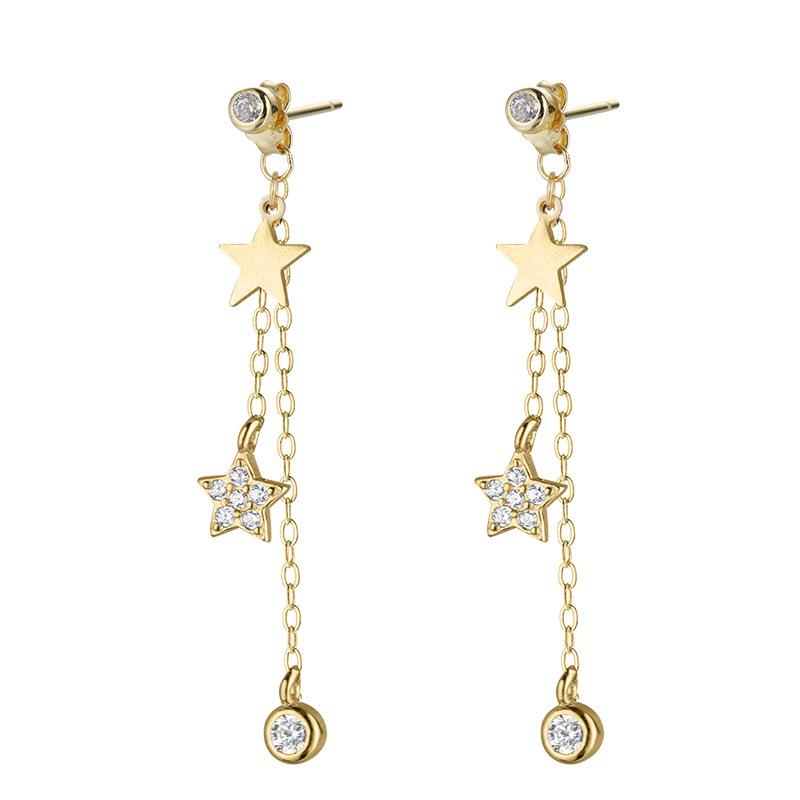Star Tassel Earrings for Women for Summer Small Earrings for Women for Exquisite Earrings for Women for Summer Earrings Fairy Earrings