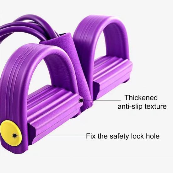 6-трубчатая педаль для приседаний с ручкой, многофункциональная натяжная веревка, эластичная педаль для йоги