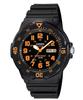СТАНДАРТНЫЕ кварцевые часы Black x Orange Overseas Model [Casio] MRW-200H-4BV мужские [Товар]