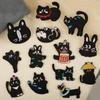 Cute Cat Patch 13PCS Cute Cat Decoration Patches Cute Cat Decoration Teens Embroidered Patch Creative Stylish Cloth Patch For