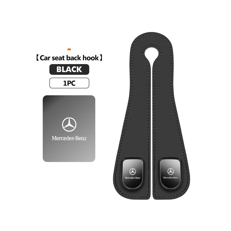 Car Headrest Hook Rear Seat Hanging Dual Hook Hanger Universal For Mercedes Benz AMG A C E S G Class W201 W210 W108 W204 W205 CLNOP1