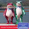 Adult Frog Mascot Inflatable Costume for Cartoon Characters and Performers