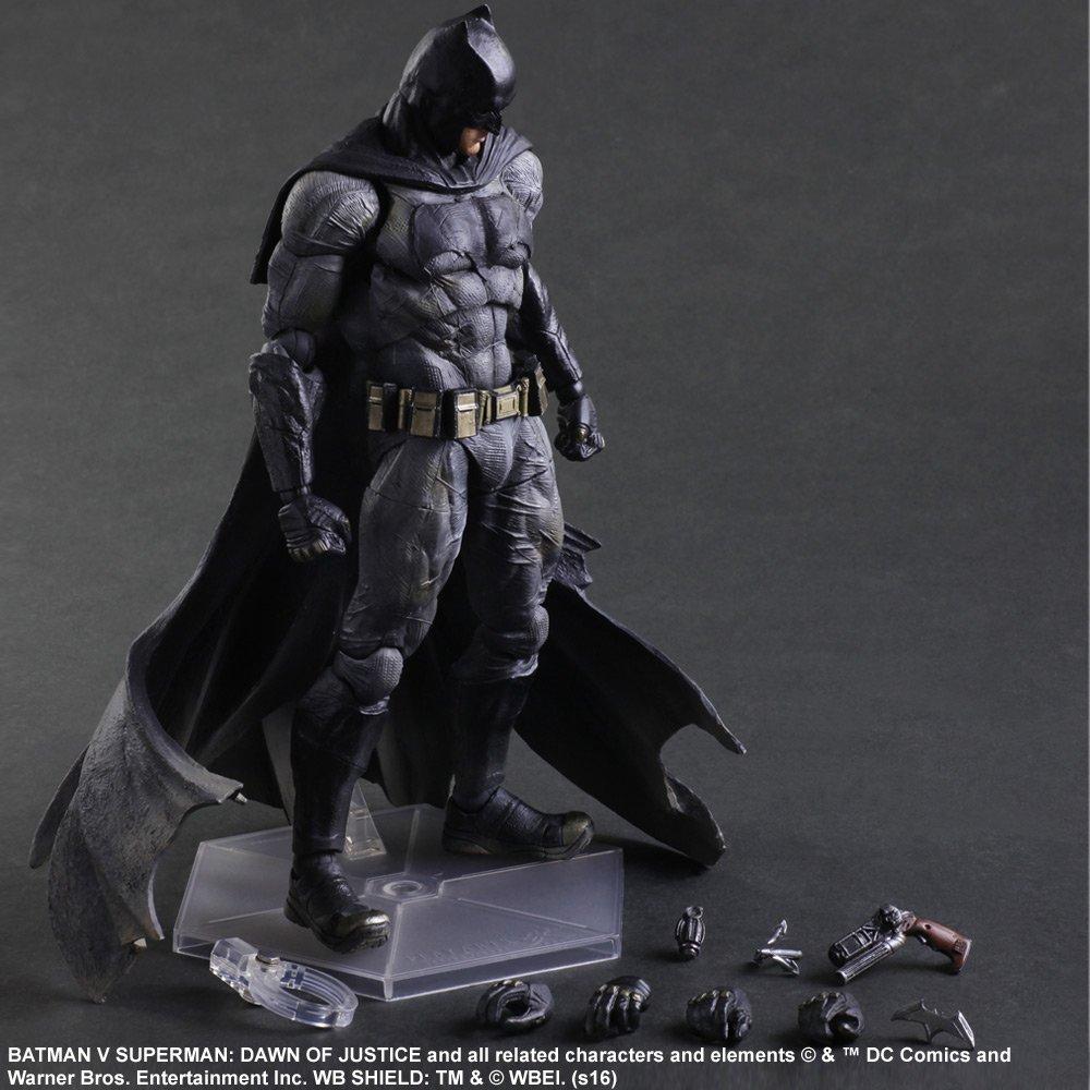 PLAY ARTS Kai Batman V Dawn of Justice Batman PVC Painted Action Figure Superman [Used]
