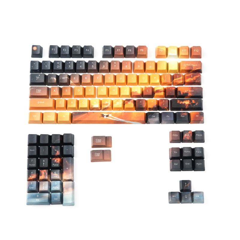 104Keys / Set OEM Profile for Key PBT Dye Sublimation Keycap для механической клавиатуры MX для eme Keyc